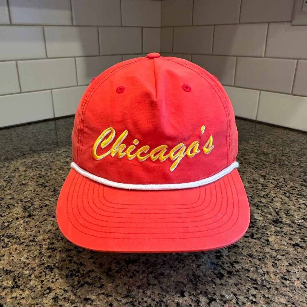 Chicago's Script YOU KNOW Rope Hat C55M Men's Adjustable Red \